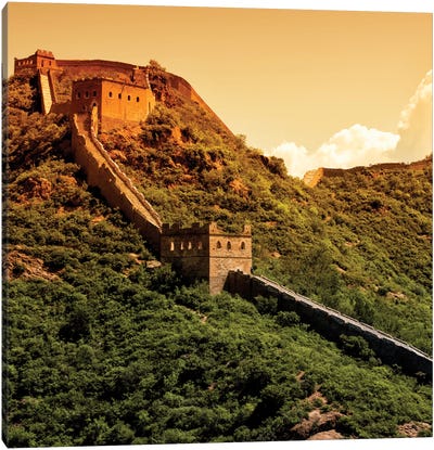 Great Wall of China V Canvas Art Print - The Seven Wonders of the World