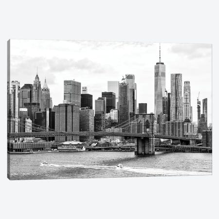 Brooklyn Bridge East River Canvas Print #PHD1214} by Philippe Hugonnard Canvas Art Print