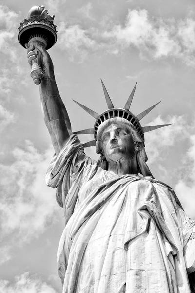 Black Manhattan: Lady Liberty Ii by Philippe Hugonnard