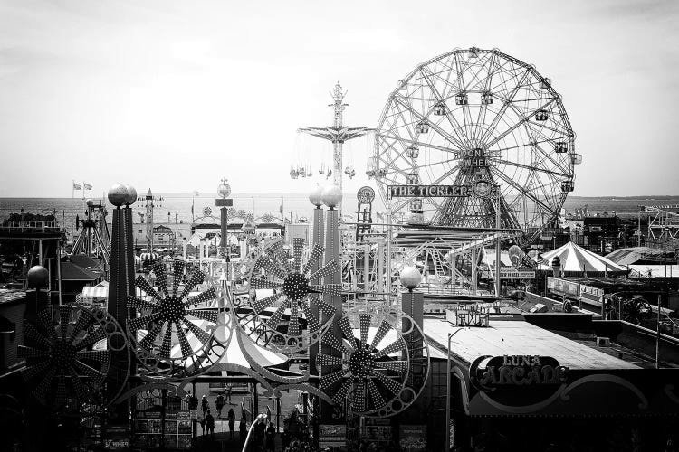 Vintage Coney Island by Philippe Hugonnard wall art