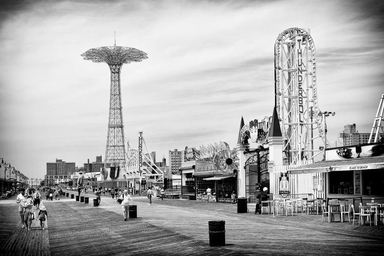 The Coney Island Boardwalk by Philippe Hugonnard wall art
