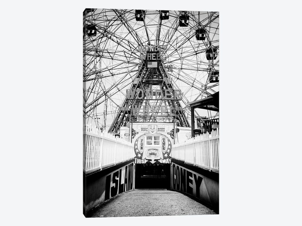 Coney Island This Way by Philippe Hugonnard 1-piece Canvas Art Print