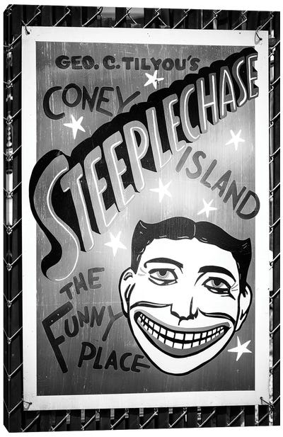 Coney Island Funny Place Canvas Art Print