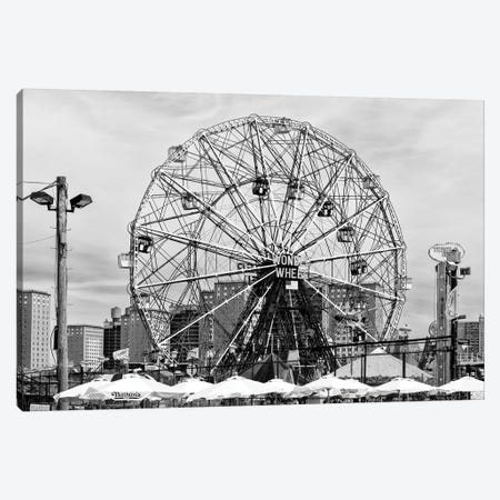 Coney Island Wonder Wheel Canvas Print #PHD1237} by Philippe Hugonnard Art Print