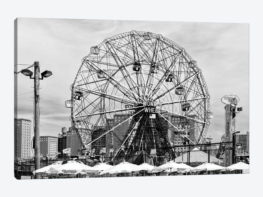 Coney Island Wonder Wheel by Philippe Hugonnard 1-piece Canvas Print