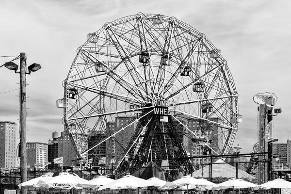 Ferris Wheels: Coney Island Wonder Wheel by Philippe Hugonnard