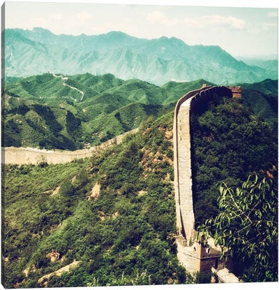 Great Wall of China VIII Canvas Art Print - China 10Mkm2