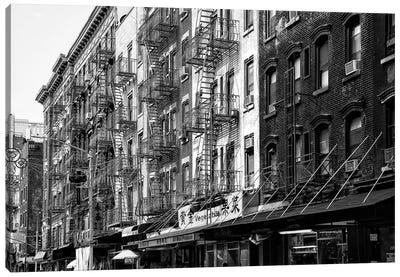 NYC Chinatown Buildings Canvas Art Print