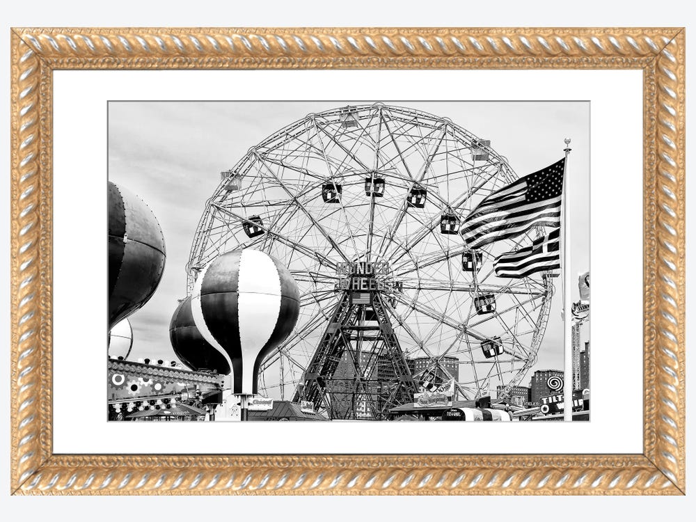 Wonder Wheel Coney Island Canvas - Canvas Artwork | Philippe Hugonnard