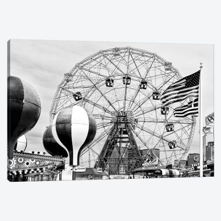 Wonder Wheel Coney Island Canvas Print #PHD1259} by Philippe Hugonnard Canvas Wall Art