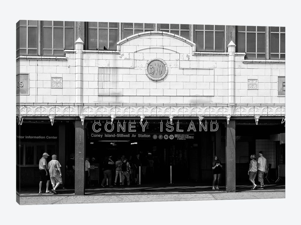 Coney Island Station by Philippe Hugonnard 1-piece Canvas Art Print