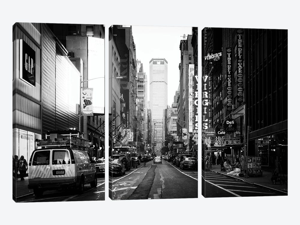 Times Square At Nightfall by Philippe Hugonnard 3-piece Canvas Art