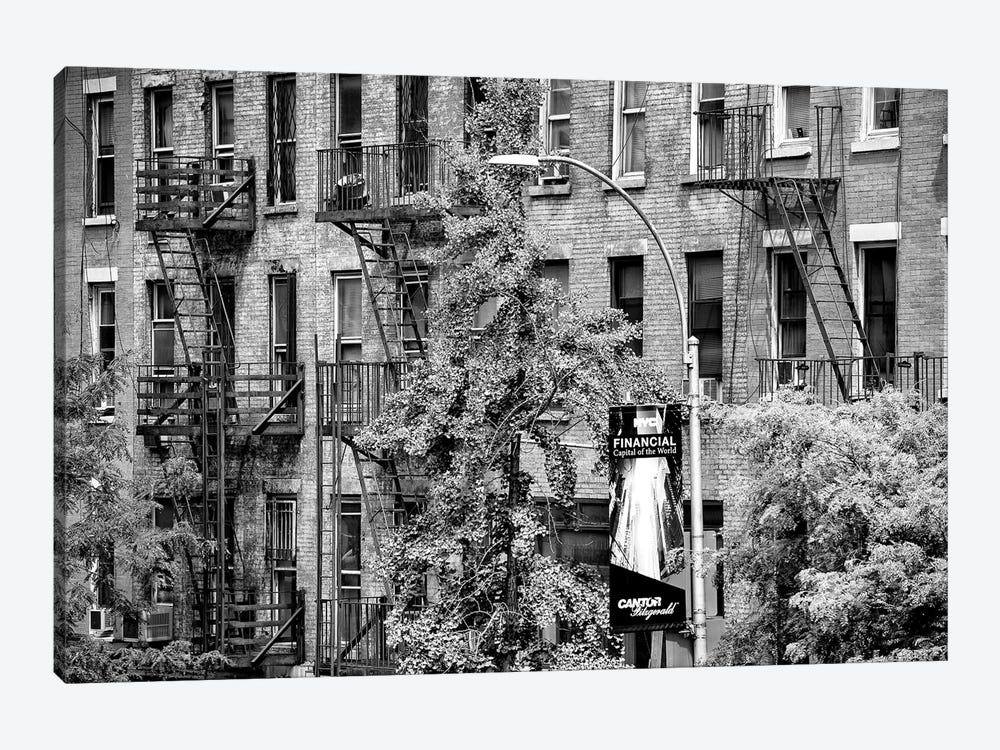 Building Facade New York by Philippe Hugonnard 1-piece Canvas Artwork