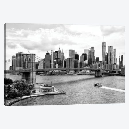 The NYC Skyline Canvas Print #PHD1271} by Philippe Hugonnard Canvas Artwork