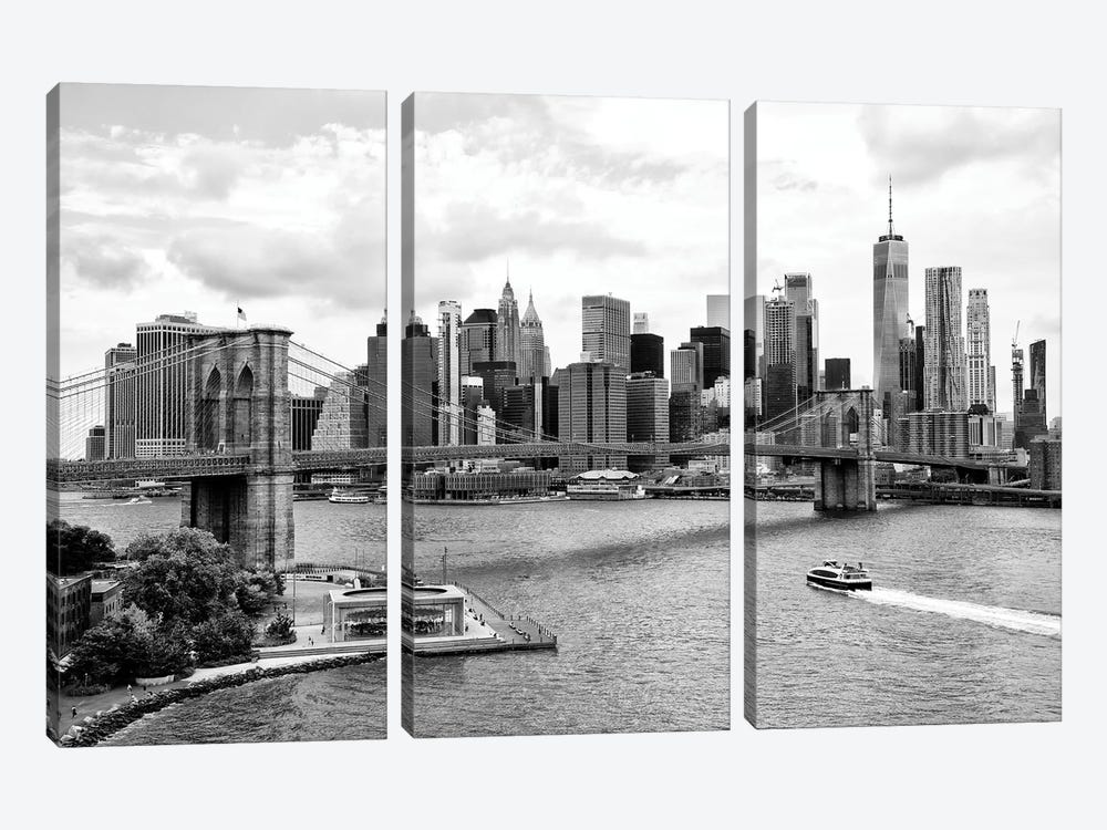 The NYC Skyline by Philippe Hugonnard 3-piece Canvas Print