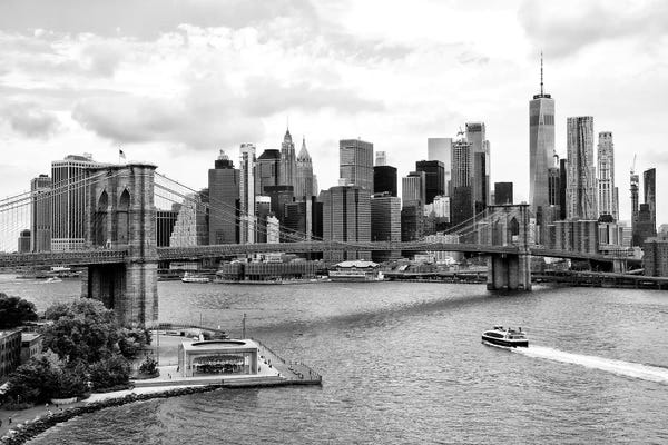 Black Manhattan: The NYC Skyline by Philippe Hugonnard