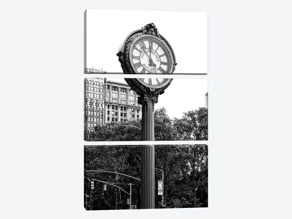 Fifth Avenue Clock by Philippe Hugonnard 3-piece Canvas Art