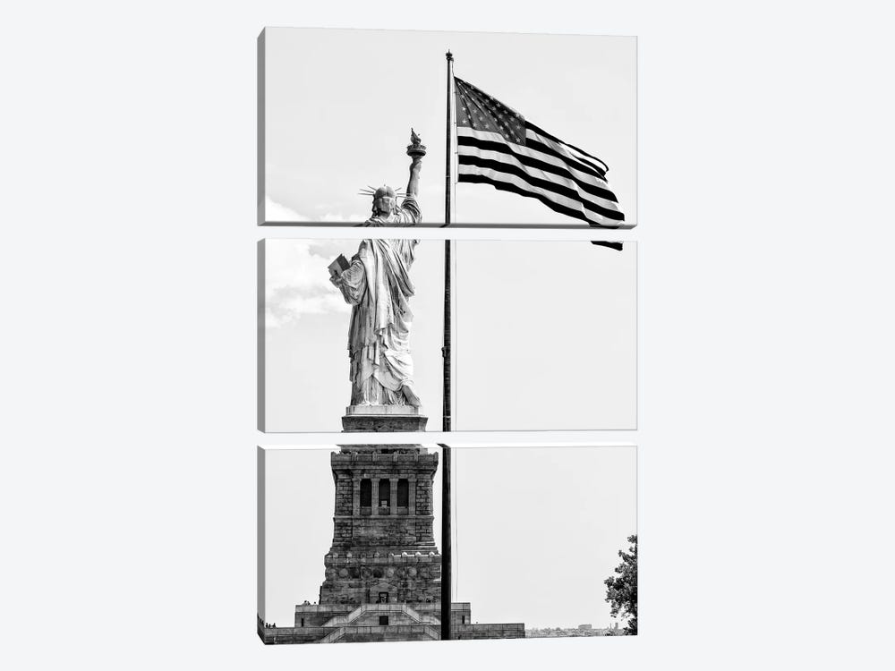 Liberty American Flag by Philippe Hugonnard 3-piece Art Print