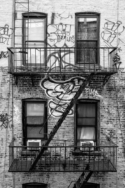 Black Manhattan: Graffiti Stairs by Philippe Hugonnard