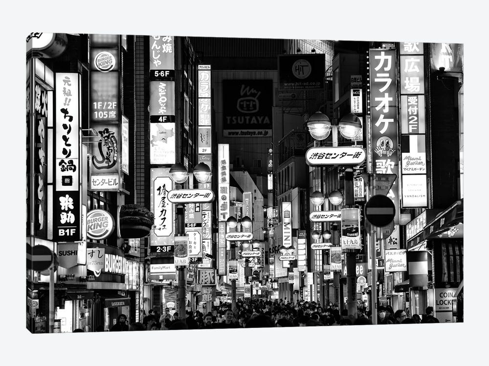 Shibuya Tokyo by Philippe Hugonnard 1-piece Canvas Art Print
