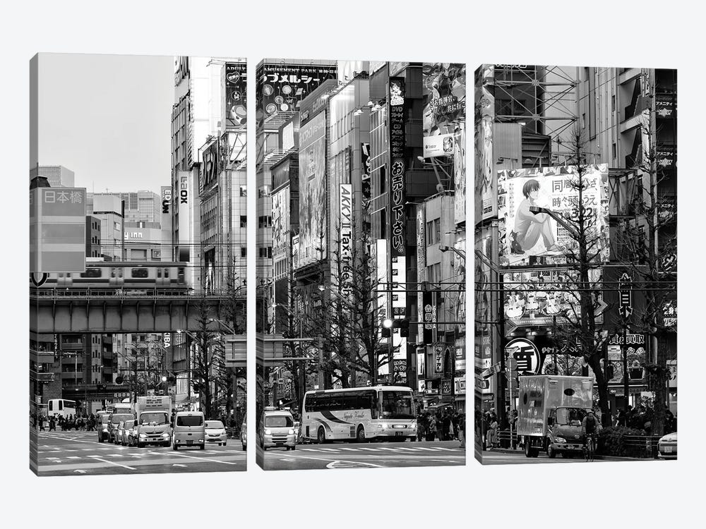 Tokyo Akihabara by Philippe Hugonnard 3-piece Canvas Art