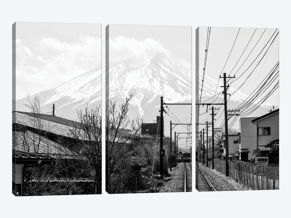 On The Way To Mt. Fuji by Philippe Hugonnard 3-piece Art Print