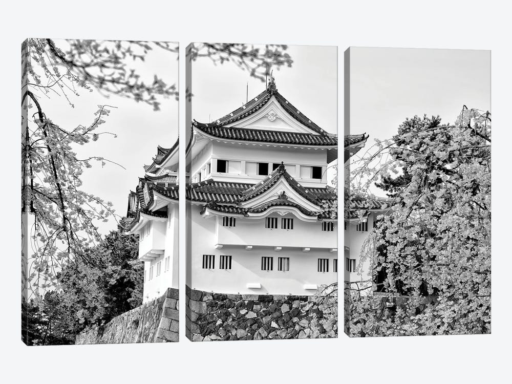 Nagoya White Castle by Philippe Hugonnard 3-piece Canvas Art Print