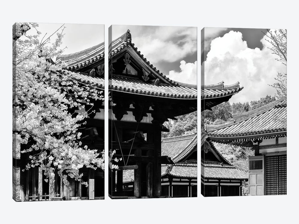 Nara Temple by Philippe Hugonnard 3-piece Art Print