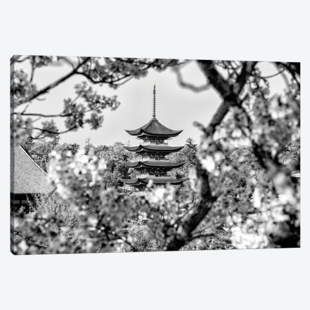 Pagoda Cherry Blossom Canvas Print #PHD1296} by Philippe Hugonnard Canvas Art Print
