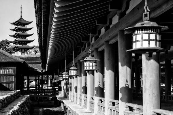 Japanese Culture: Miyajima Temple by Philippe Hugonnard