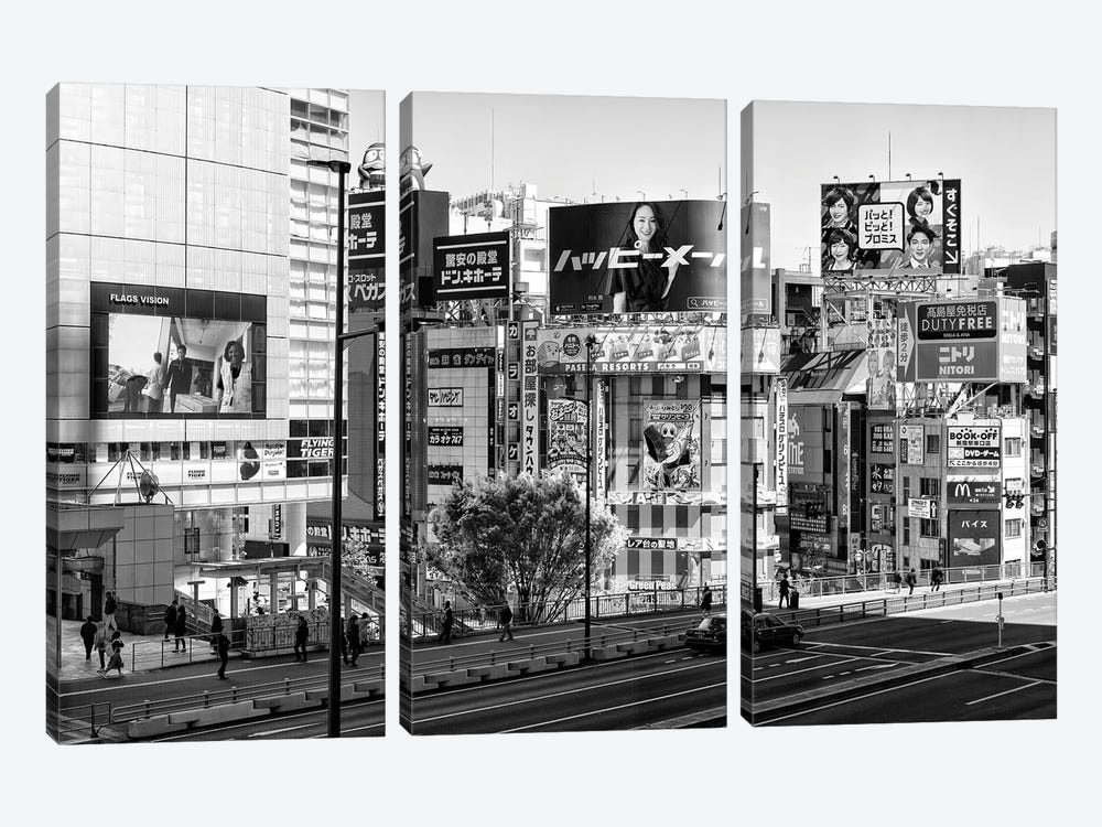 Tokyo by Philippe Hugonnard 3-piece Canvas Art Print