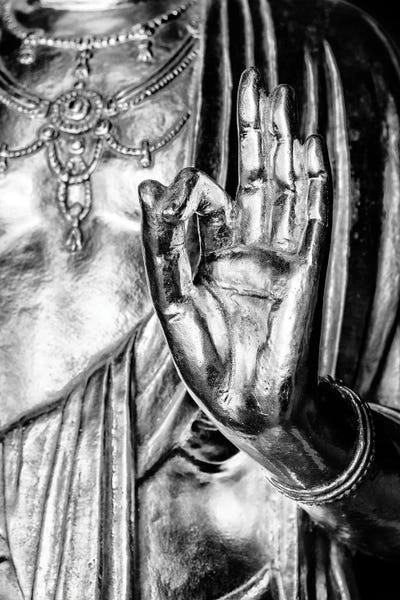 Buddhism: Golden Buddha Hand - Black Japan by Philippe Hugonnard