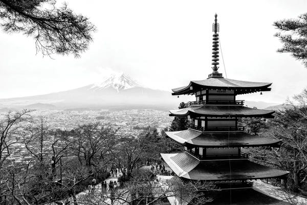 Japan: Chureito Pagoda by Philippe Hugonnard