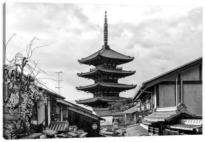 Yasaka Pagoda Canvas Art Print - Kyoto