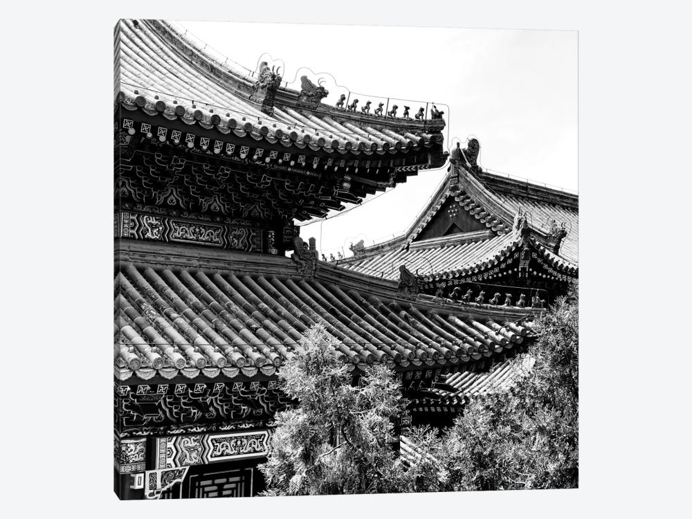 Temple Roofs by Philippe Hugonnard 1-piece Canvas Wall Art