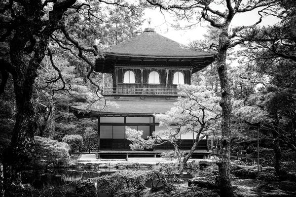 Japanese Culture: Ginkakuji Temple Kyoto by Philippe Hugonnard