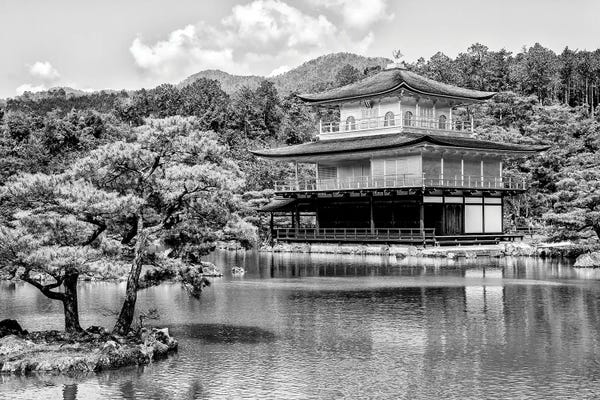 Japanese Culture: Kinkaku-Ji Temple Kyoto by Philippe Hugonnard