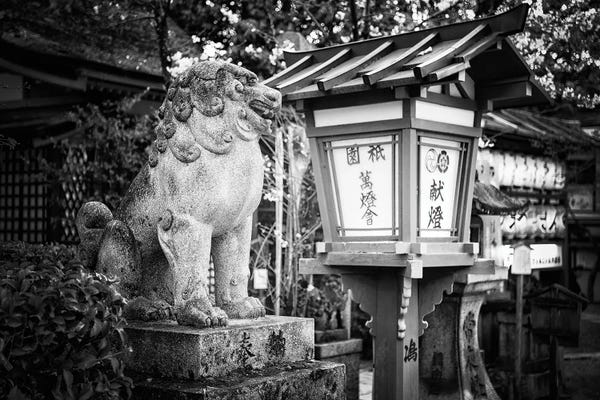 Japanese Culture: Guardian Of The Temple by Philippe Hugonnard
