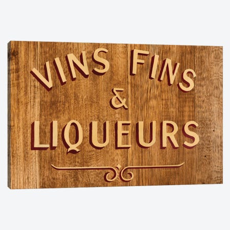 Vins Fins & Liqueurs Canvas Print #PHD140} by Philippe Hugonnard Canvas Art Print
