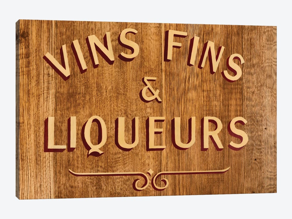 Vins Fins & Liqueurs by Philippe Hugonnard 1-piece Canvas Print