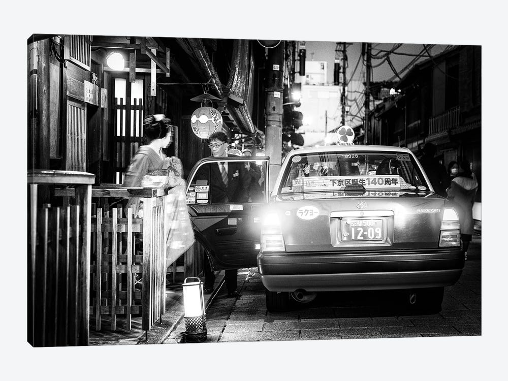 Kyoto Taxi by Philippe Hugonnard 1-piece Canvas Art Print