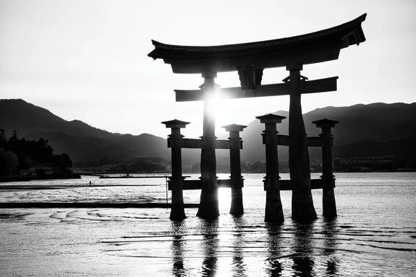 Japanese Culture: Miyajima Torii by Philippe Hugonnard