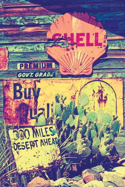 Signs: 300 Miles Of Desert Ahead by Philippe Hugonnard