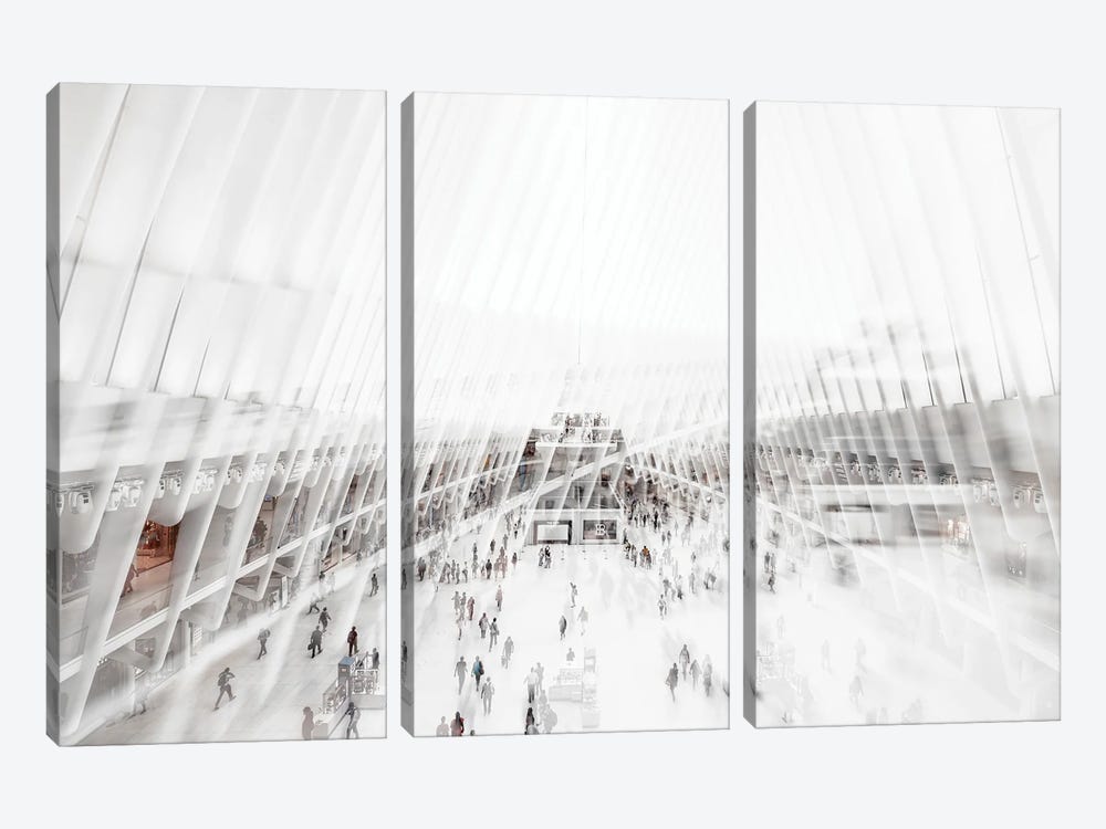Urban Abstraction - Oculus by Philippe Hugonnard 3-piece Canvas Print