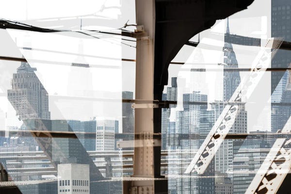 Double Exposure Photography: Urban Abstraction - Skyscrapers by Philippe Hugonnard