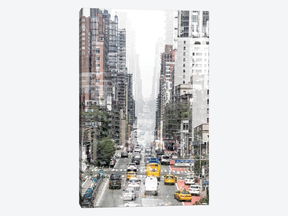 Urban Abstraction - Downtown by Philippe Hugonnard 1-piece Canvas Art Print