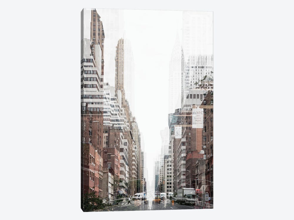 Urban Abstraction - New York City by Philippe Hugonnard 1-piece Canvas Art Print