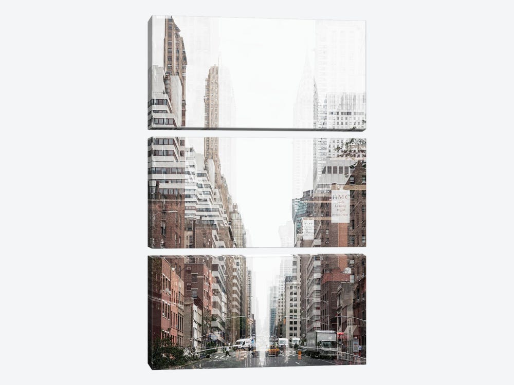 Urban Abstraction - New York City by Philippe Hugonnard 3-piece Canvas Print