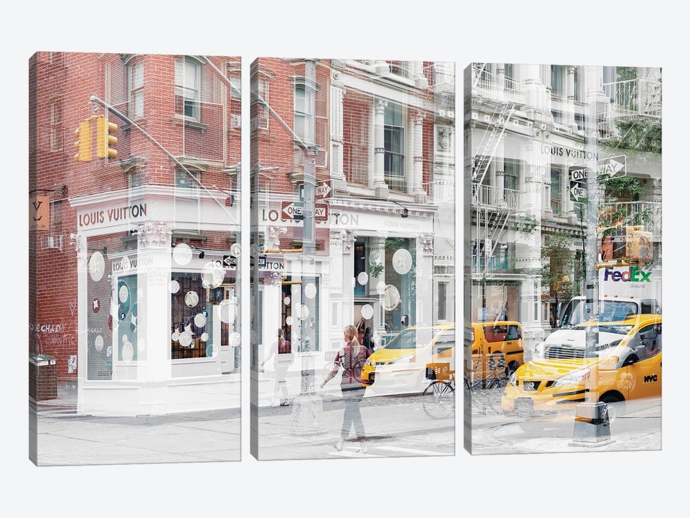 Urban Abstraction - NYC Style by Philippe Hugonnard 3-piece Canvas Art