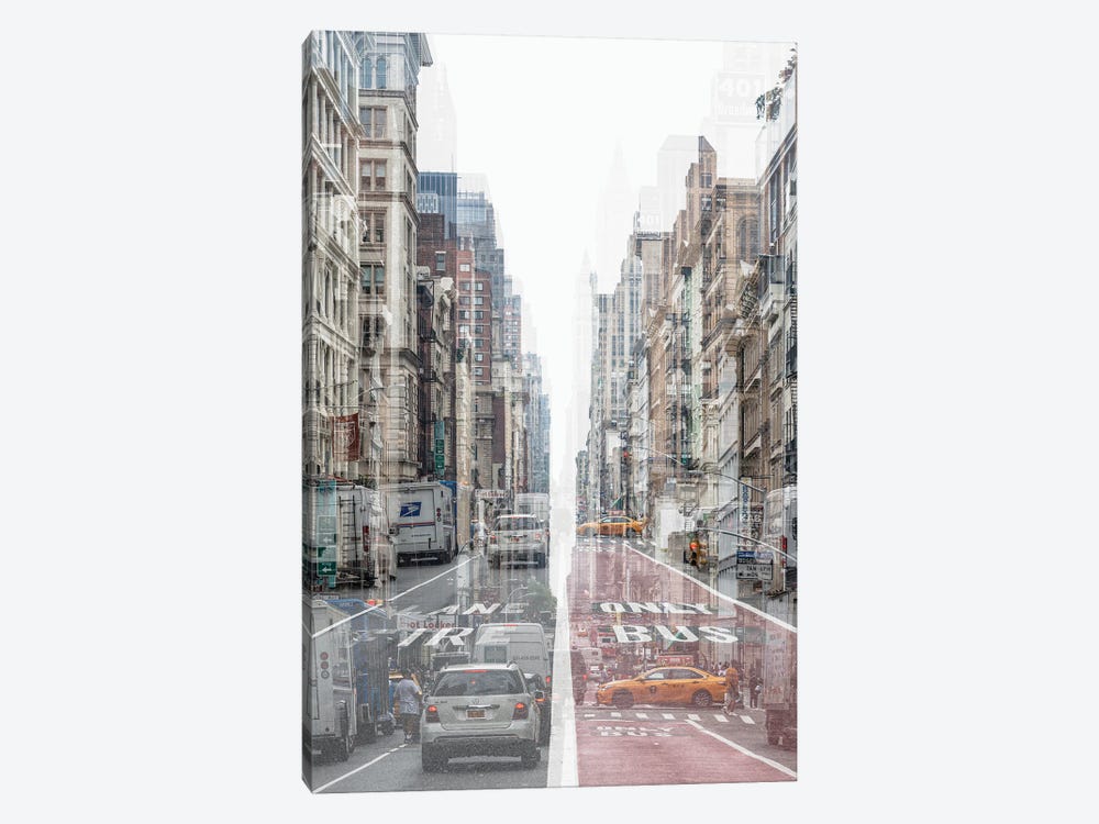 Urban Abstraction - Lane by Philippe Hugonnard 1-piece Canvas Art Print